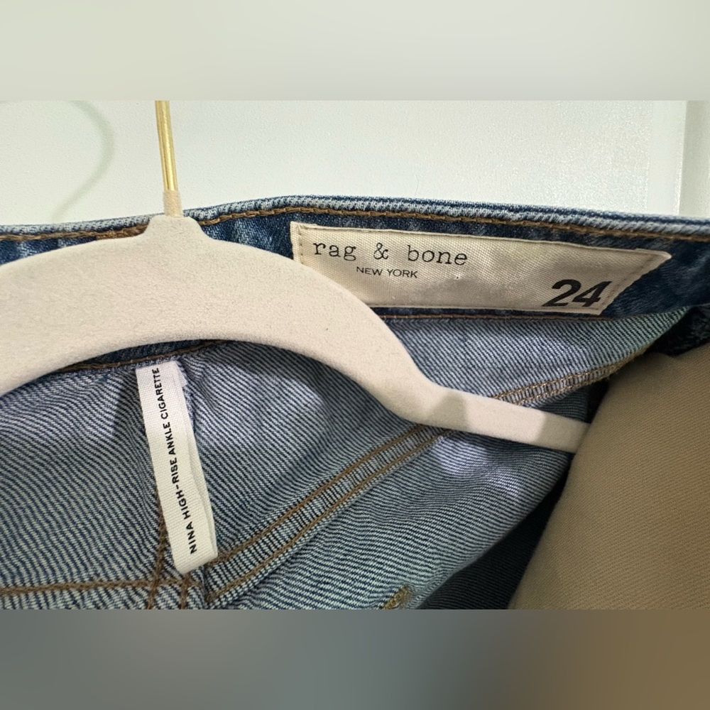 rag & bone Nina High-Rise Ankle Cigarette Jeans - Picture 4 of 10